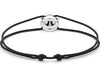 black interlaced cord bracelet 3g